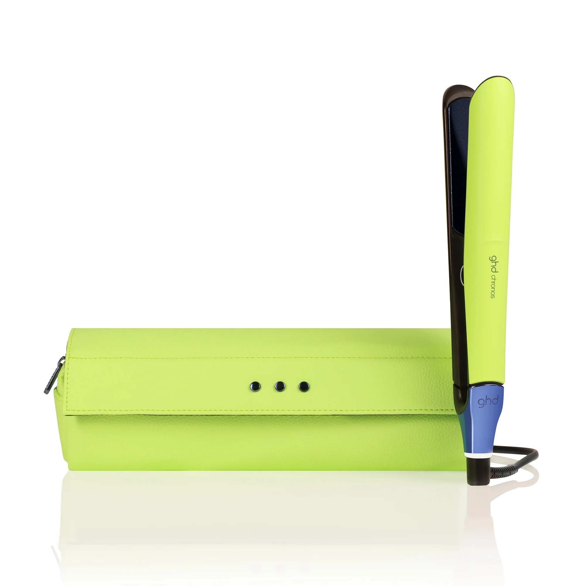 ghd Chronos - Hair Straightener in Cyber Lime Colour Crush - Image 5