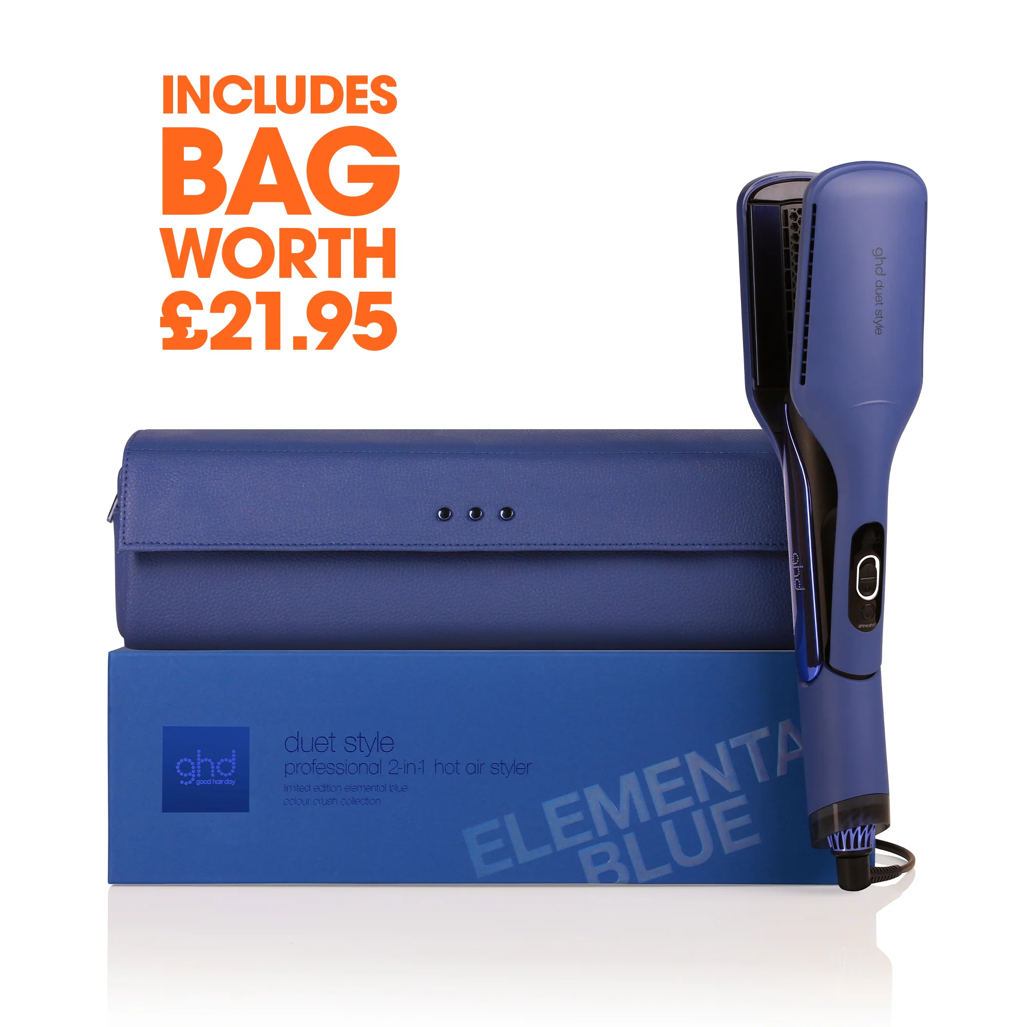 ghd Duet Style - 2-in-1 Hot Air Styler in Elemental Blue - Image 7