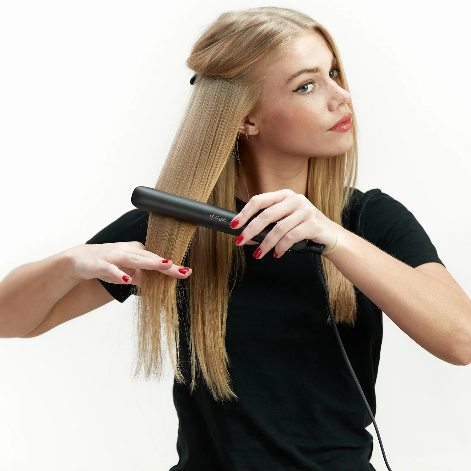 ghd Gold - Hair Straightener (26mm Plate) - Black - Image 4