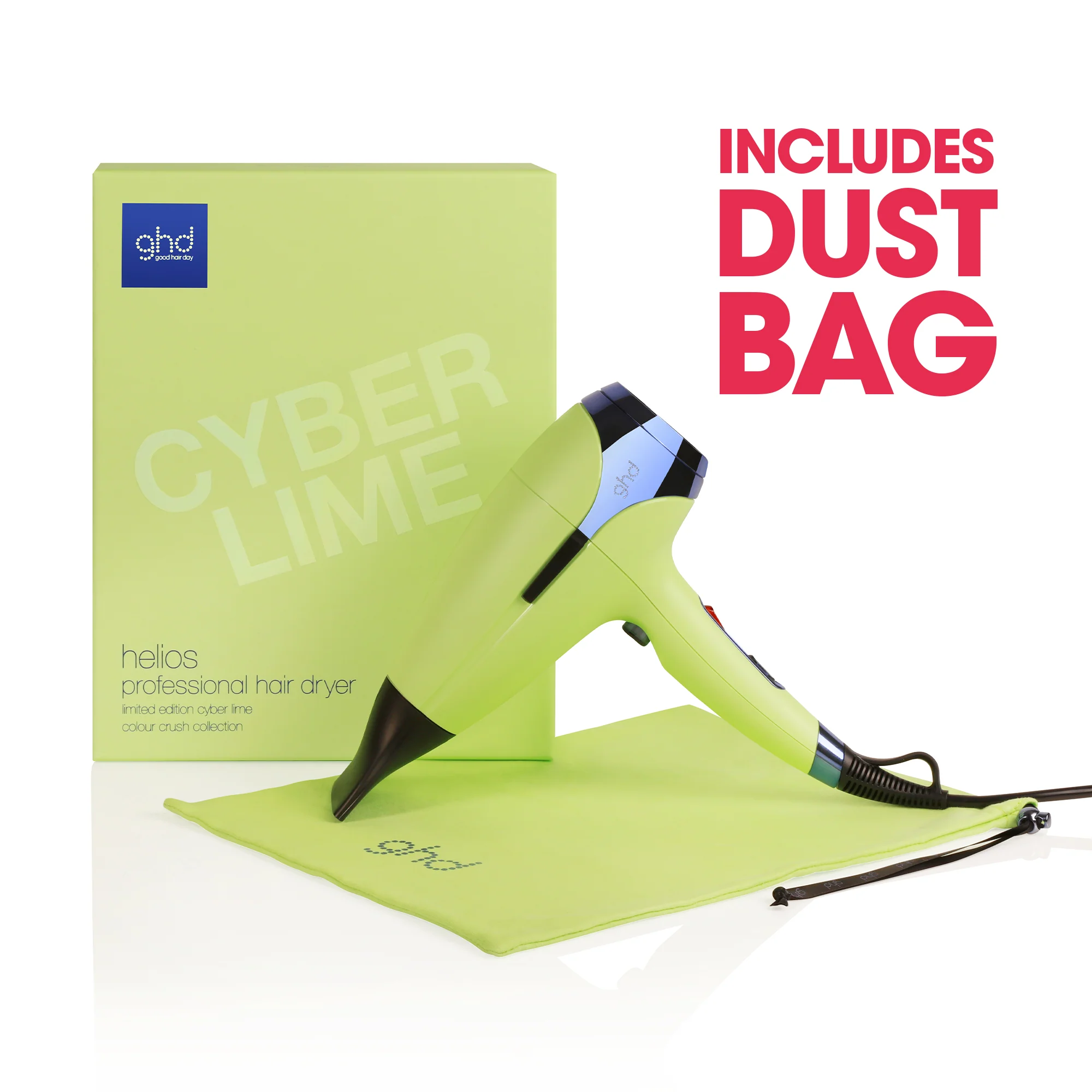 ghd Helios - Hair Dryer in Cyber Lime - Image 6