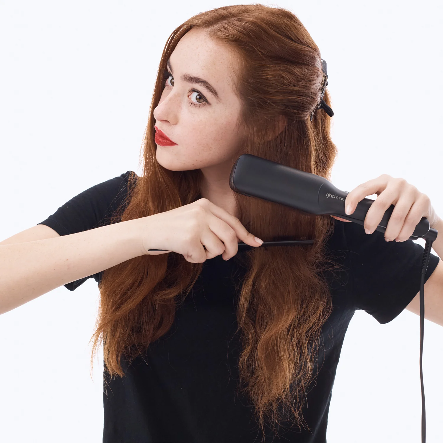 ghd Max - Wide Plate Hair Straightener (42mm Plate) Black - Image 4
