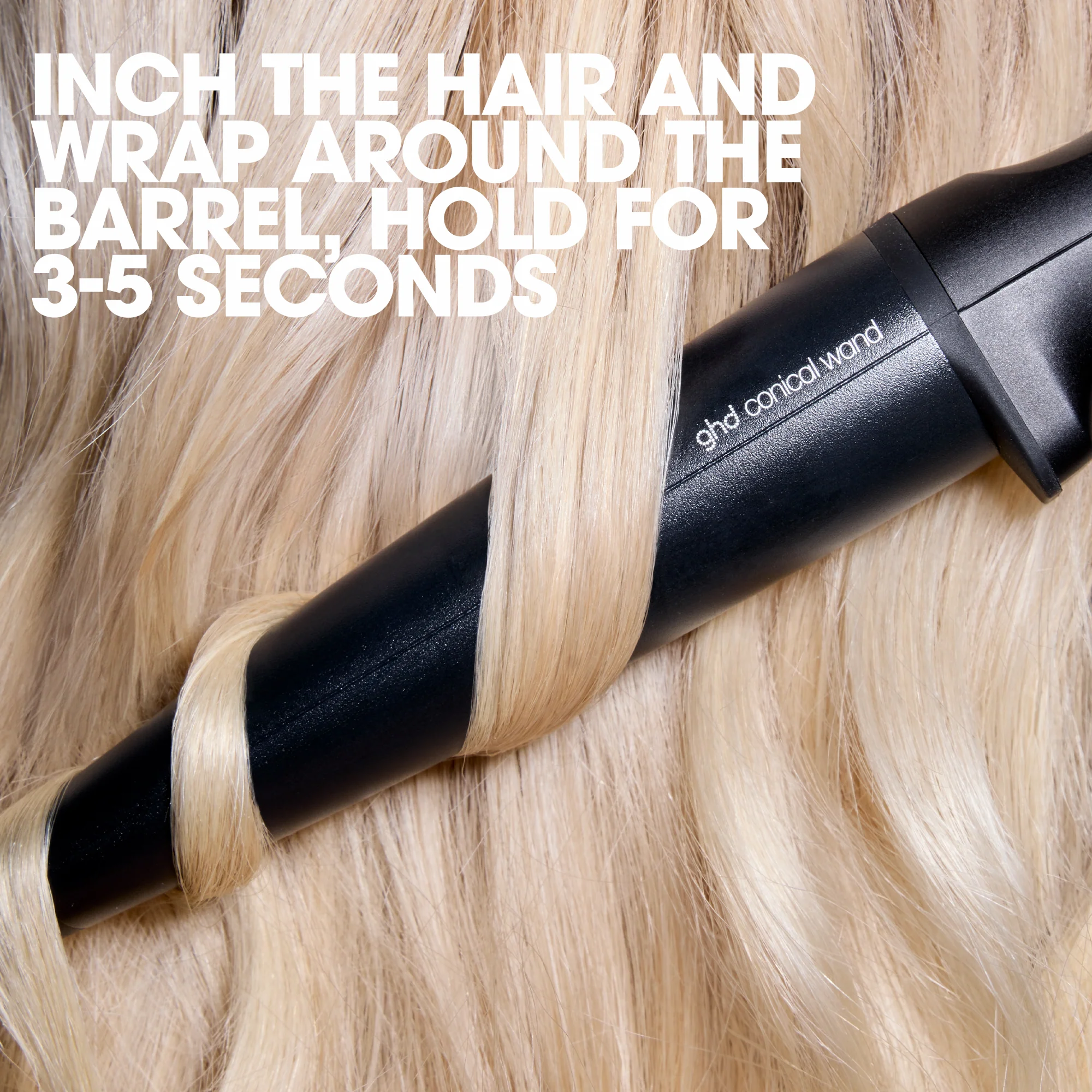ghd NEW Chronos Curve Conical Wand - 28-23mm Hair Curler - Image 3