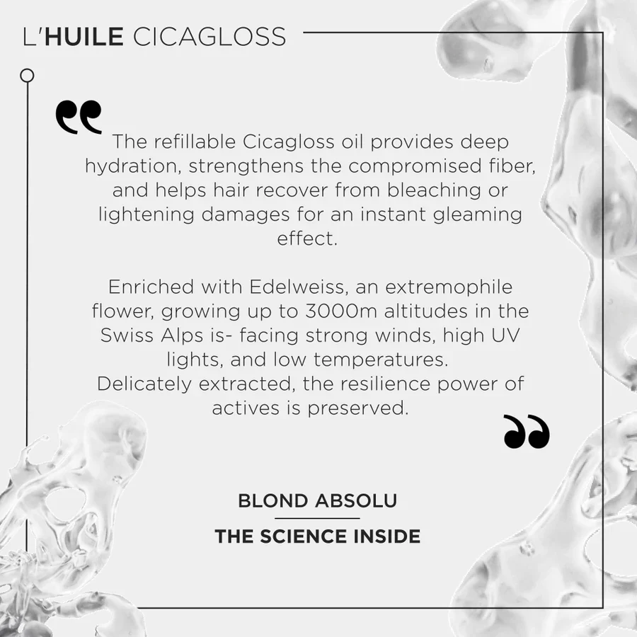 Kérastase Blond Absolu L'huile Cicagloss Refill Capsule Hair Oil, For Blonde Hair 75ml - Image 7