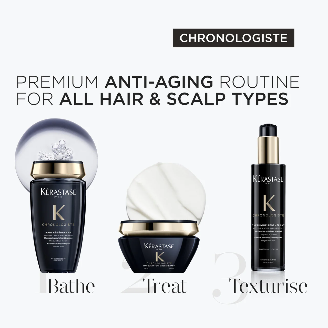 Kérastase Chronologiste Bain Regenerant Youth Revitalising Shampoo 250ml - Image 10