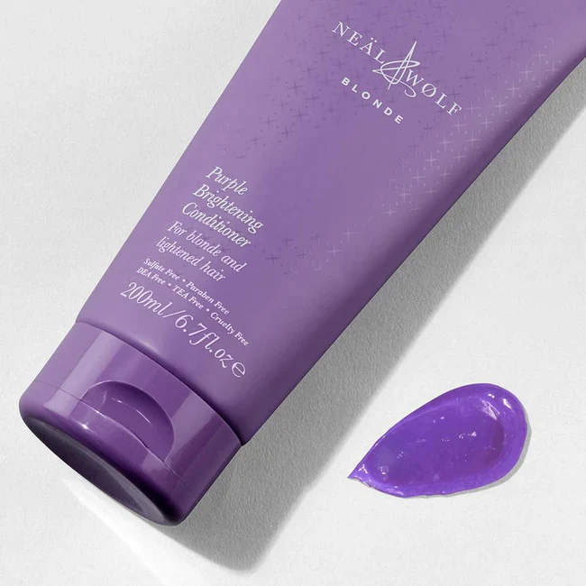 Neal & Wolf Blonde Purple Brightening Conditioner 200ml - Image 4