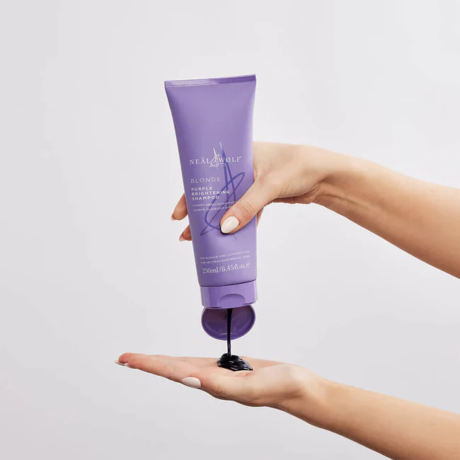 Neal & Wolf Blonde Purple Brightening Shampoo 250ml - Image 3