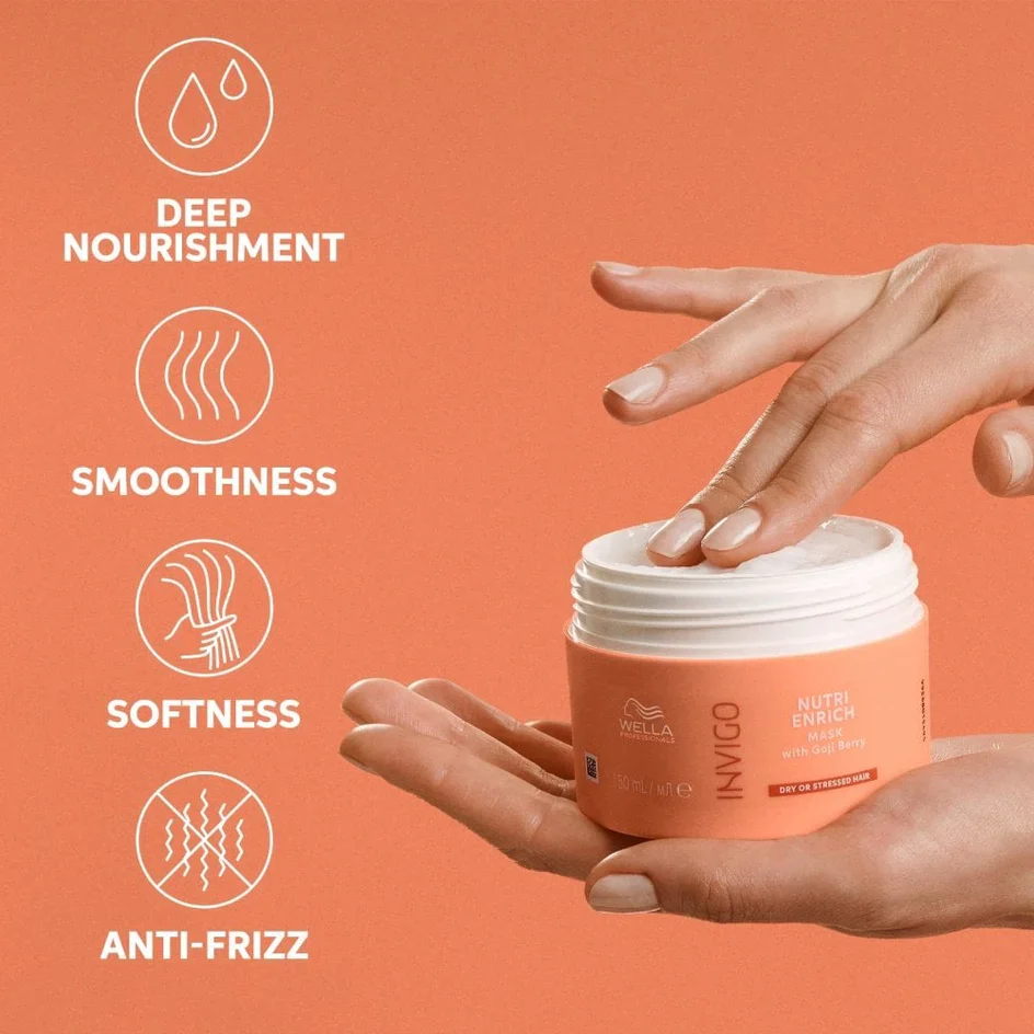 Wella Invigo Nutri-Enrich Deep Nourishing Mask 150ml - Image 3
