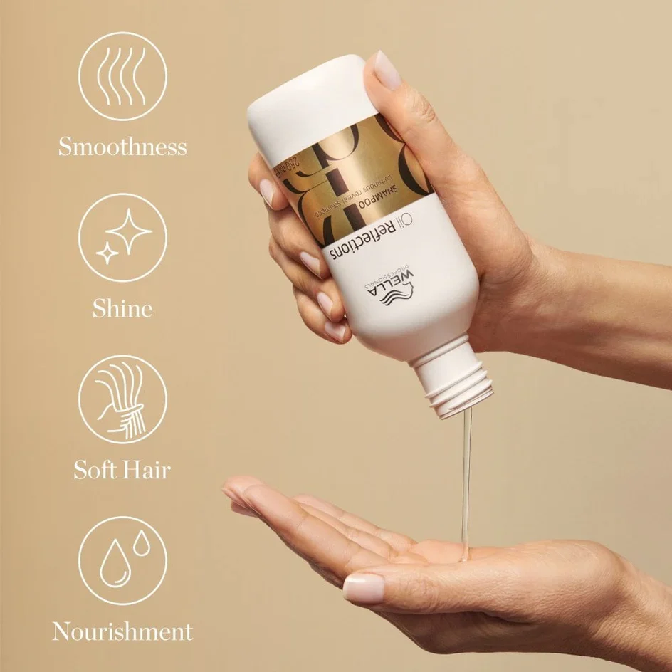 Wella Oil Reflections Luminous Shine Shampoo 250ml - Image 3