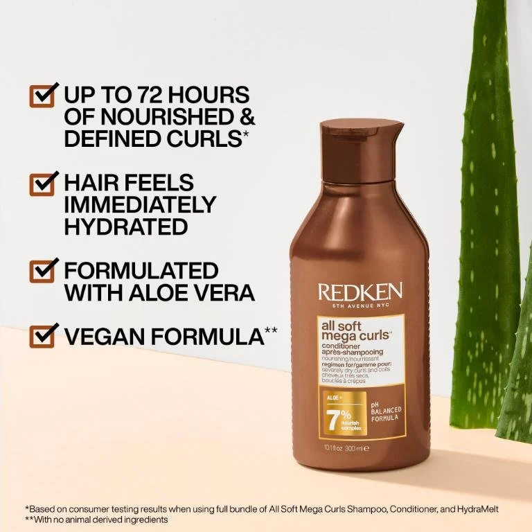 Redken All Soft Mega Curls Conditioner 300ml - Image 2