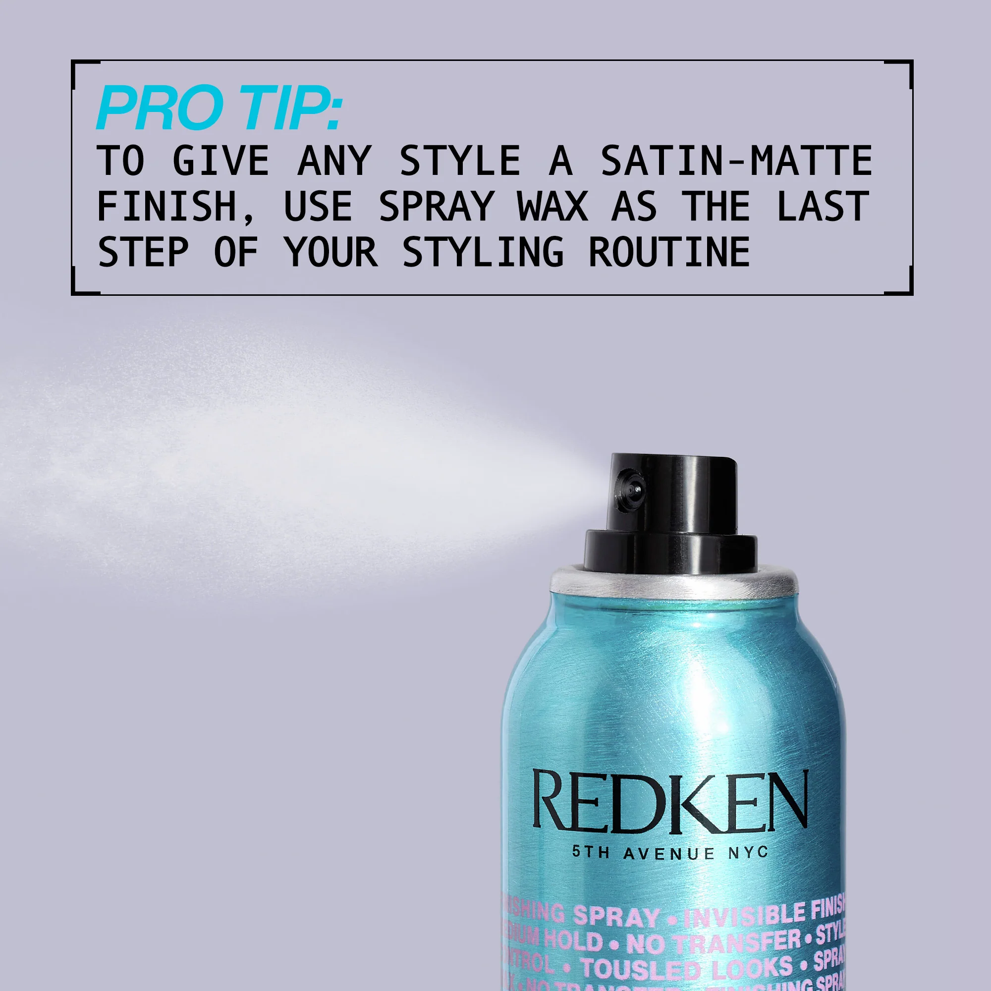 Redken Spray Wax High-Impact Finishing Spray 150ml - Image 2