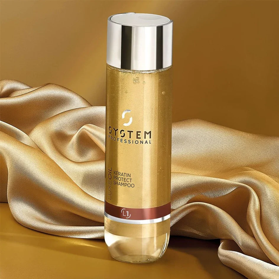 System Professional LuxeOil Keratin Protect Shampoo L1 200ml - Image 2