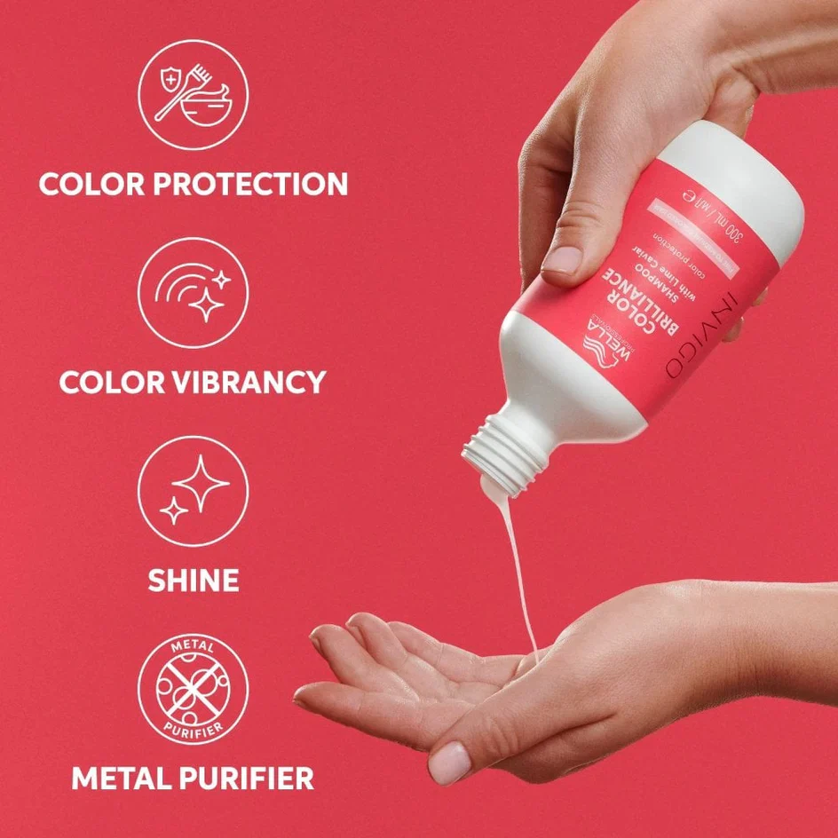 Wella Invigo Colour Brilliance Vibrant Colour Shampoo Fine/Normal Hair 300ml - Image 3