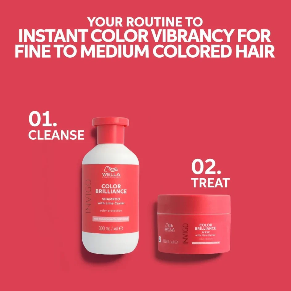 Wella Invigo Colour Brilliance Vibrant Colour Shampoo Fine/Normal Hair 300ml - Image 7
