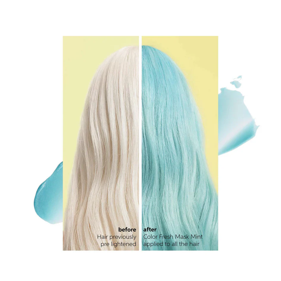 Wella Color Fresh Semi-Permanent Colour Mask - Mint 150ml - Image 4